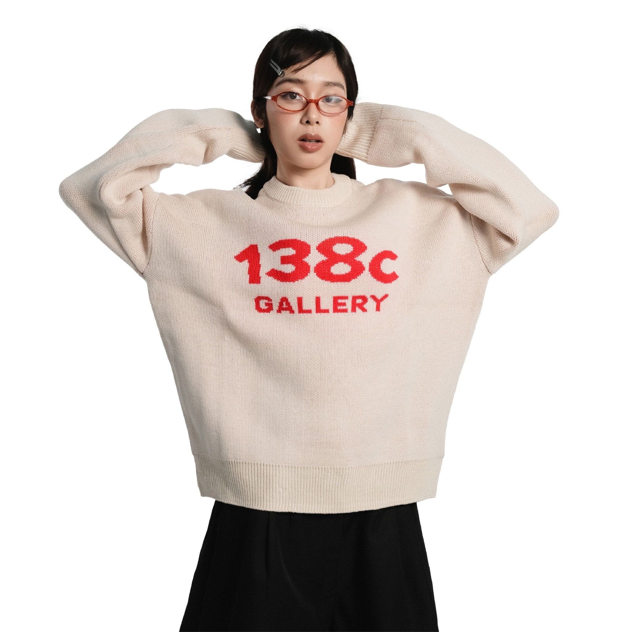 138C GALLERY/ SWEETSOP LOVE KNIT SWEATER