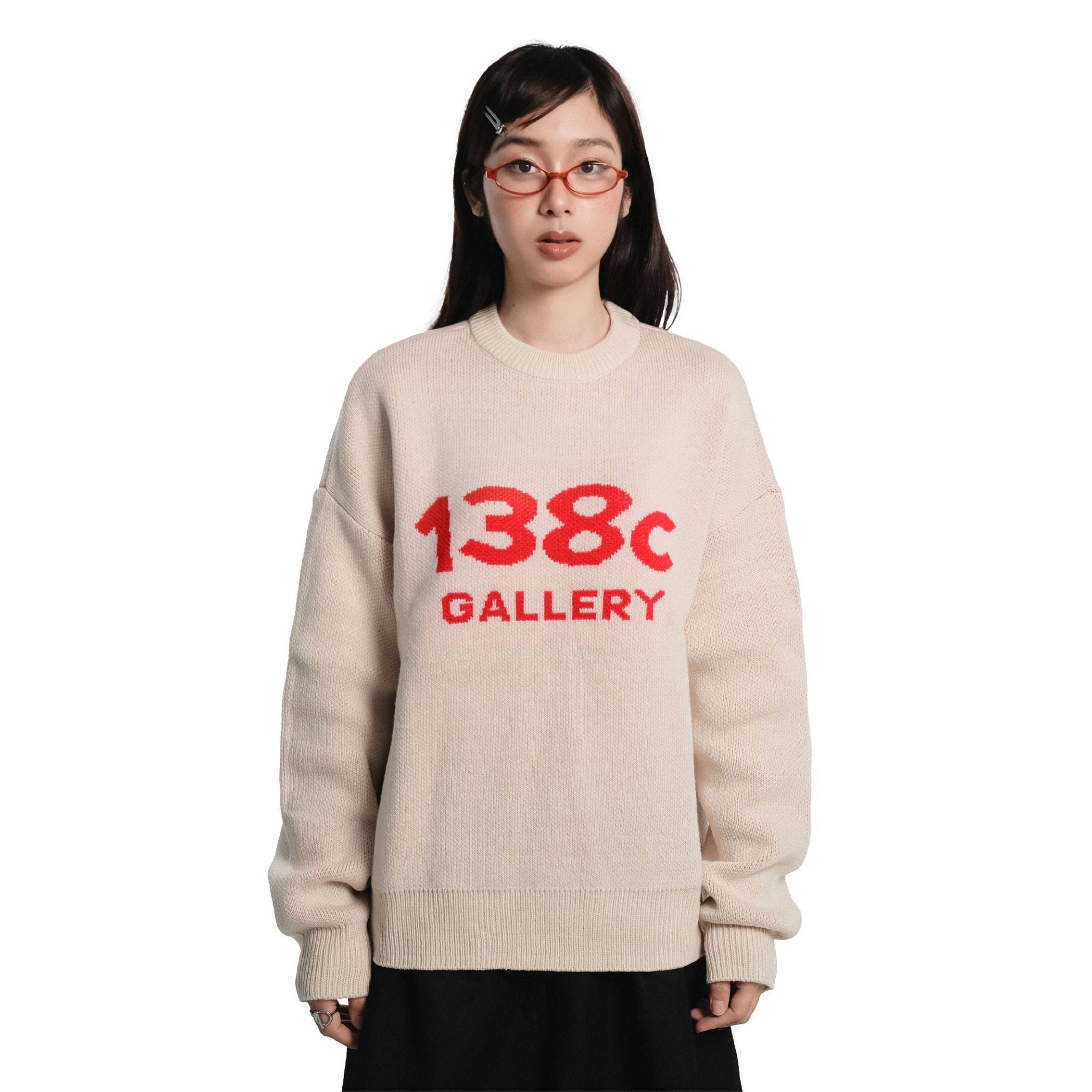 138C GALLERY/ SWEETSOP LOVE KNIT SWEATER