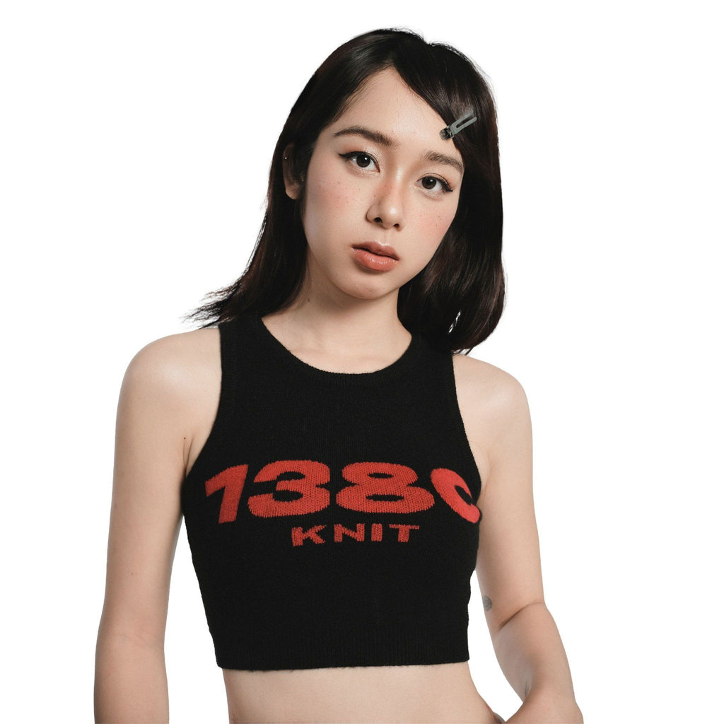 LOVE KNIT CROPTOP