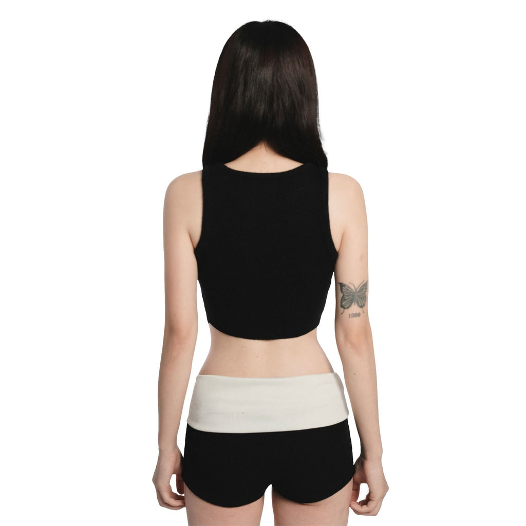 LOVE KNIT CROPTOP