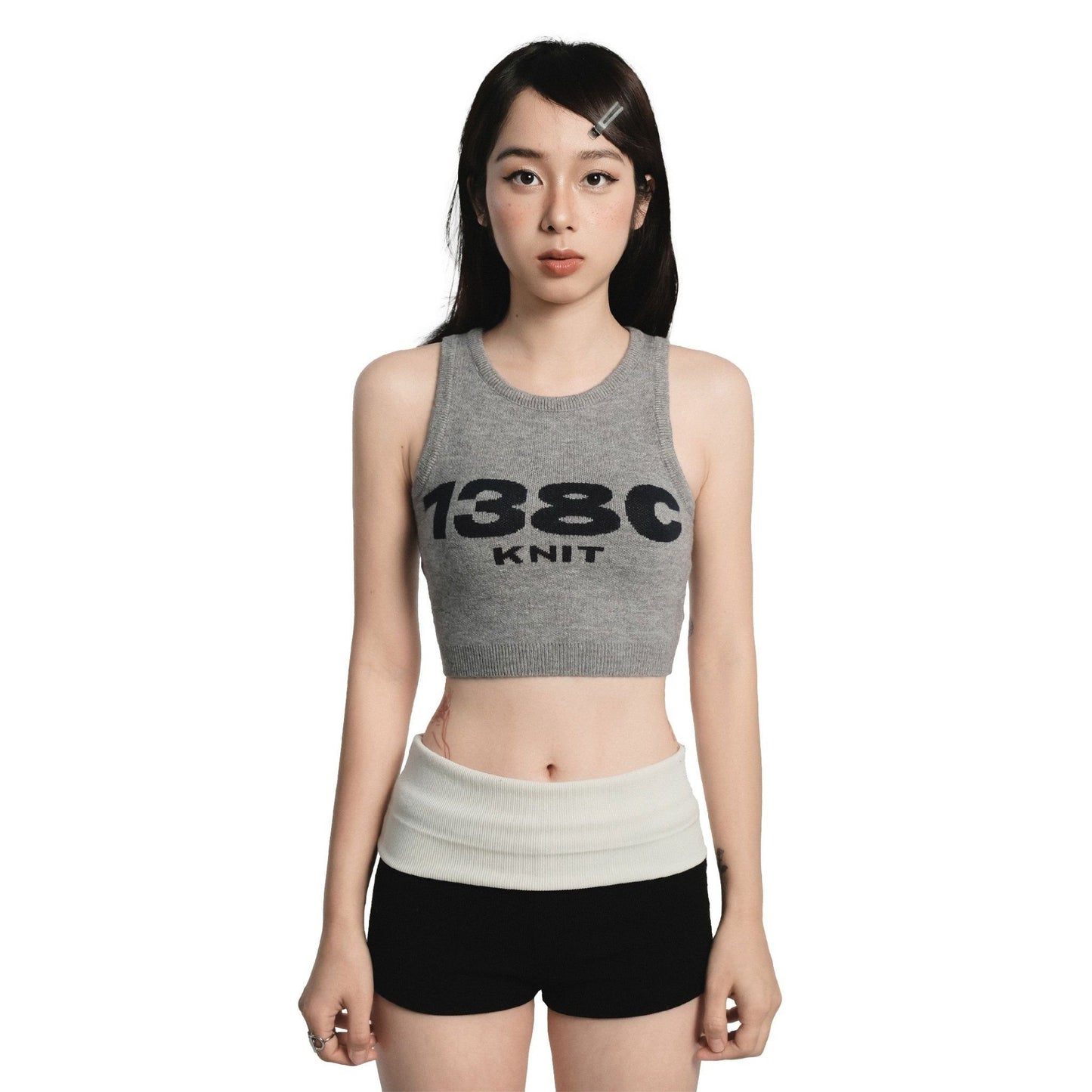 138C GALLERY / TRUE LOVE KNIT CROPTOP