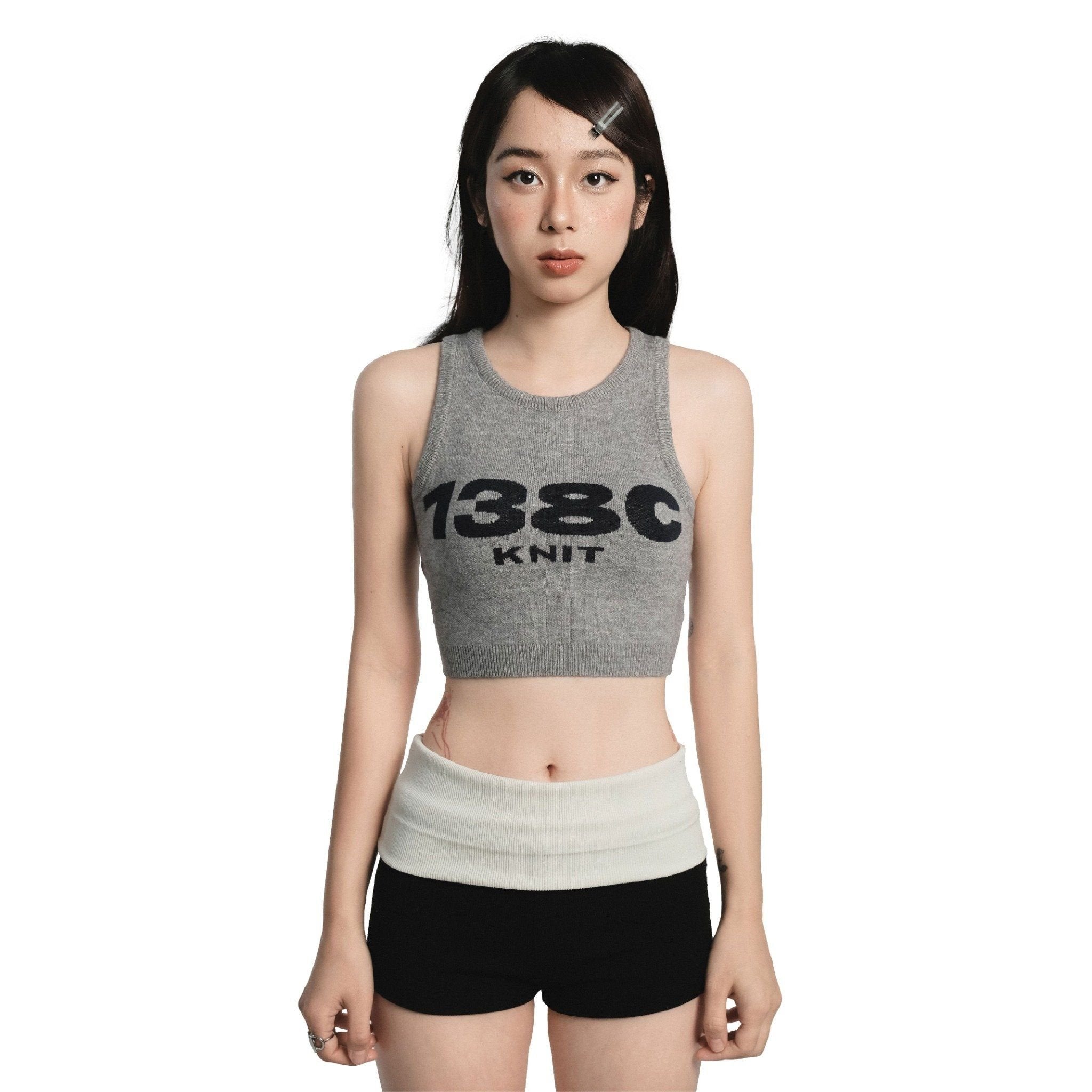 138C GALLERY / TRUE LOVE KNIT CROPTOP