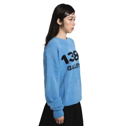 138C GALLERY / INNOCENT LOVE KNIT FUZZY SWEATER