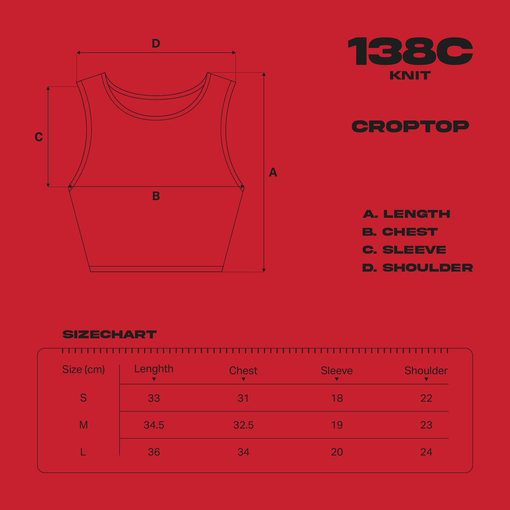 LOVE KNIT CROPTOP