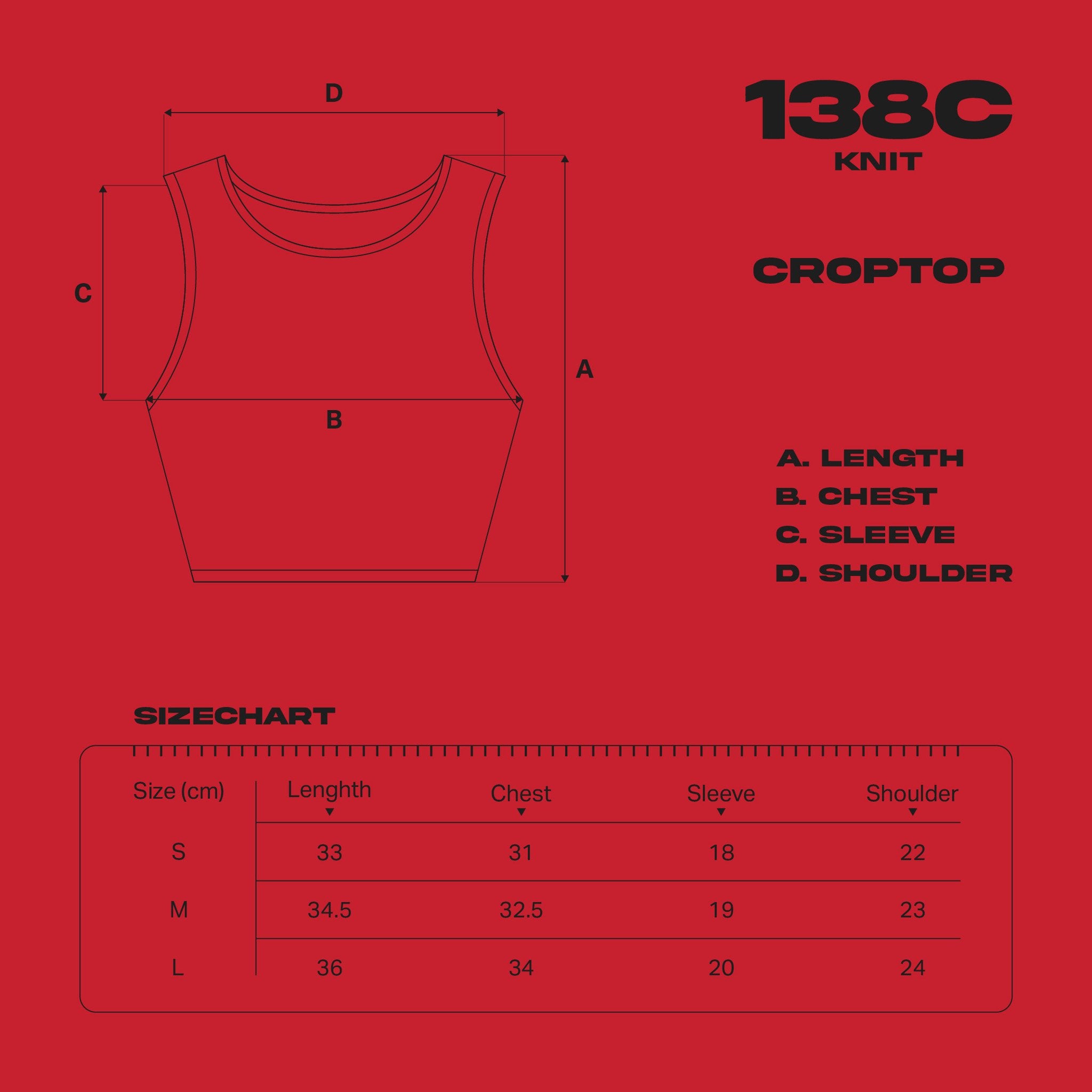 LOVE KNIT CROPTOP