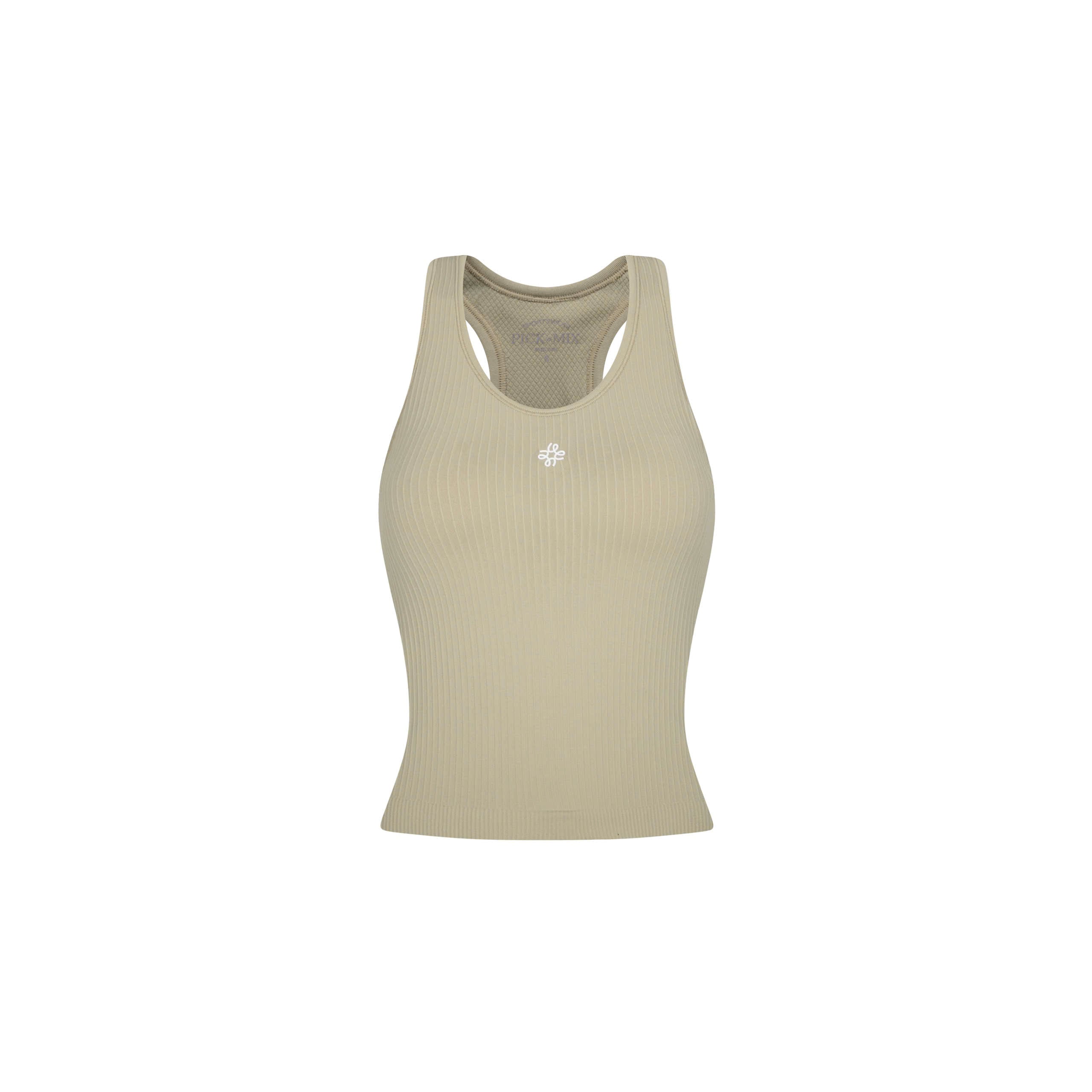PICK n MIX / Court Rib Tank – Oat Cream