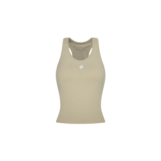 PICK n MIX / Court Rib Tank – Oat Cream